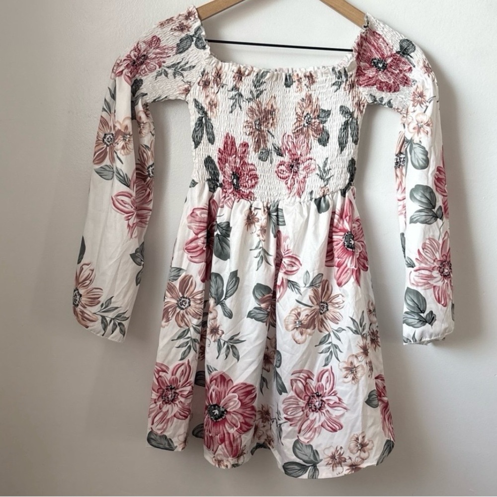 shein floral off the shoulder dress